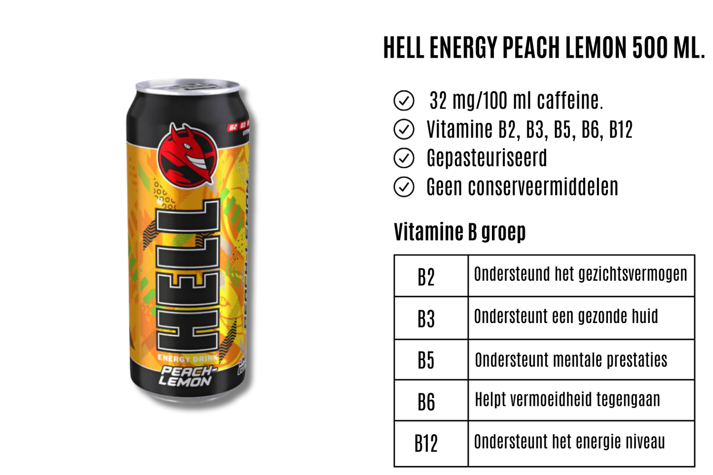 hell energy peach lemon