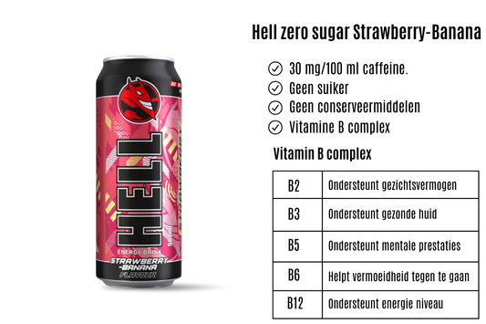Hell energy strawberry banana vitamine b