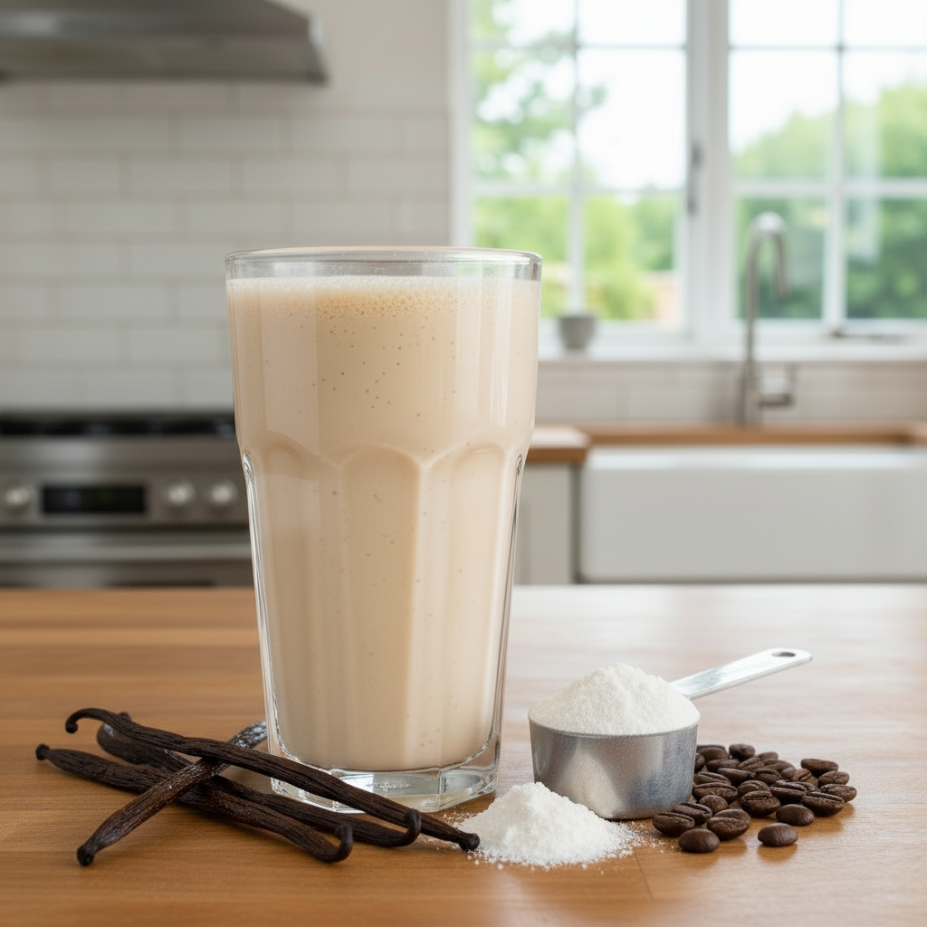 whey isolaat cappuccino vanille
