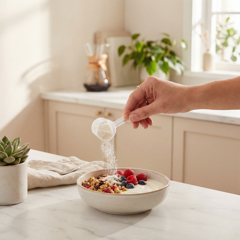 Met yoghurt of kwark