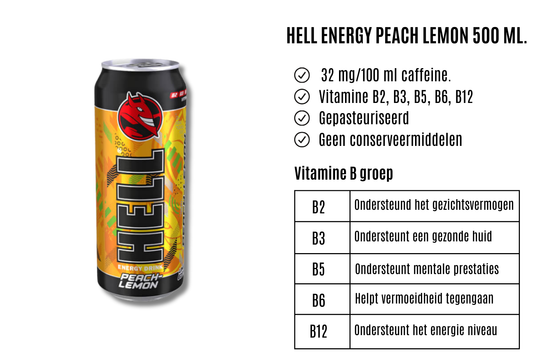 hell energy peach lemon