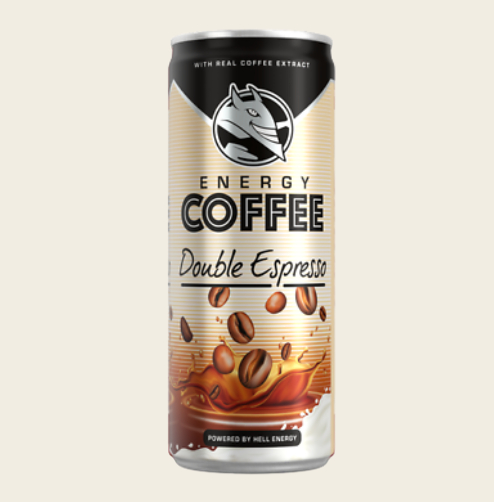 Energy coffee double espresso