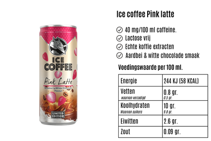 Hell ice coffee pink latte