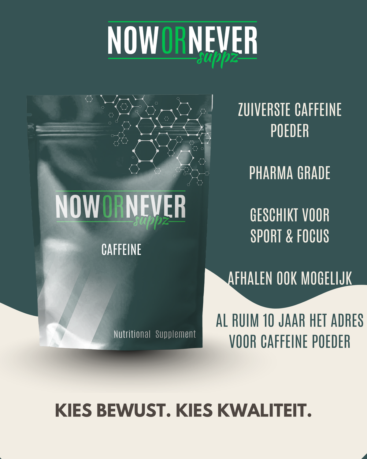 Cafeïne poeder kopen